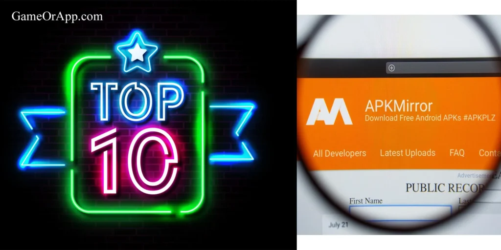 Top 10 Best Sites Apk