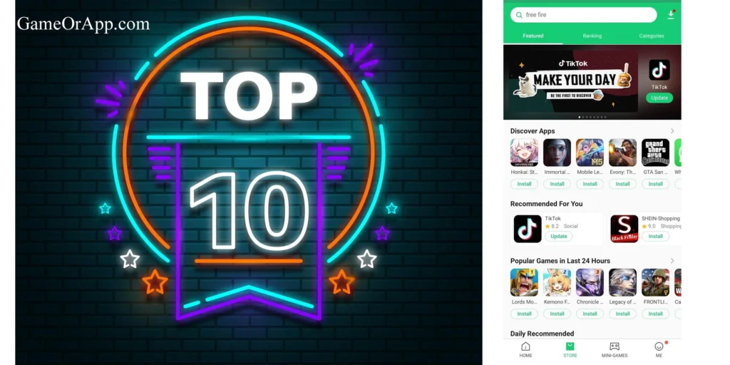 Top 10 Best Sites App